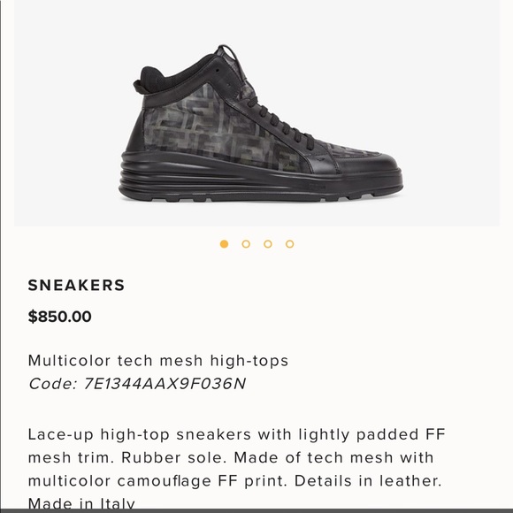 Fendi | Shoes | Mens Fendi Sneakers 